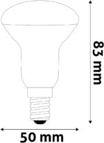 Avide LED R50 4.9W E14 Λευκό 4000K - Image 3