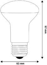 Avide LED R63 8W E27 Ψυχρό 6400K - Image 2