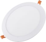 Avide LED Φωτιστικό Οροφής Χωνευτό Στρογγυλό Αλουμίνιο 18W Ψυχρό 6400K - Image 2