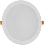 Avide LED Φωτιστικό Οροφής Χωνευτό Στρογγυλό Πλαστικό 24W Θερμό 3000K - Image 2