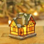 Artezan Christmas LED Table Top House Decoration 5.5*5.5*4.5cm - Image 2