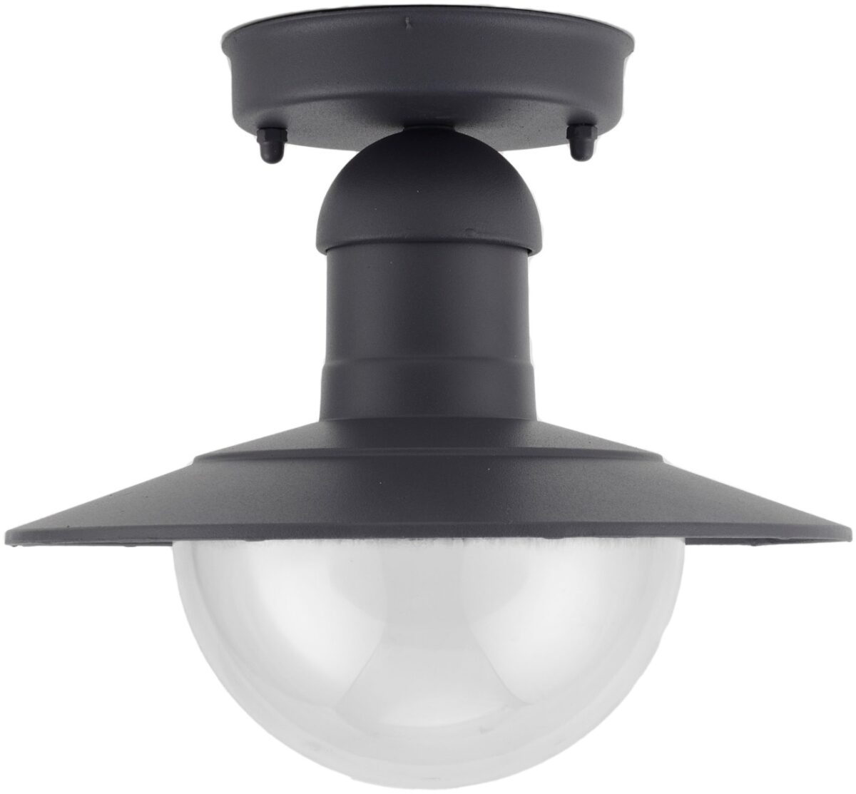 Avide Εξωτερικό Φωτιστικό Οροφής Imperial 1xE27 IP44 Ανθρακί - Image 1
