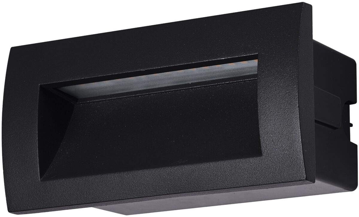 Avide Εξωτερικό Φώς Σκάλας Χωνευτό Lagos LED 3W Θερμό 3000K IP54 14cm - Image 1