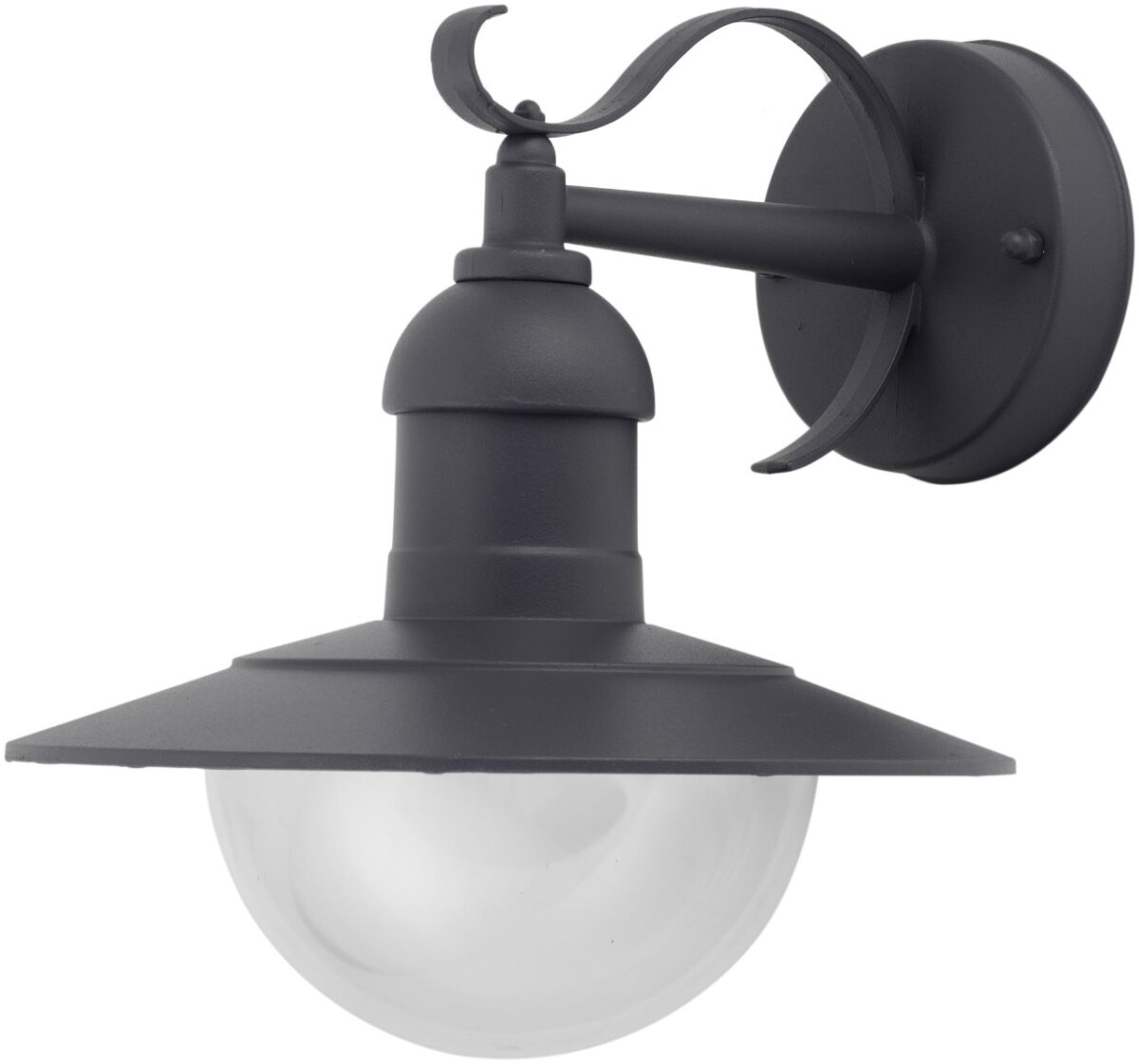Avide Εξωτερικό Φωτιστικό Τοίχου Imperial 1xE27 IP44 Ανθρακί - Image 1