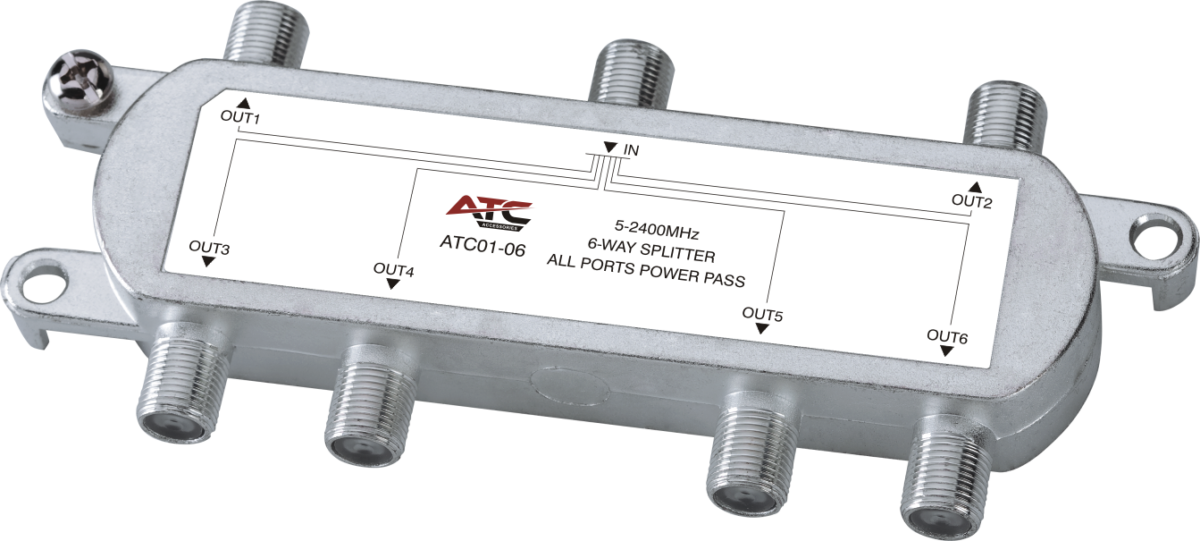 Atc-ATC Διακλαδωτής 6 Εξόδων 5-2400Mhz - Image 1
