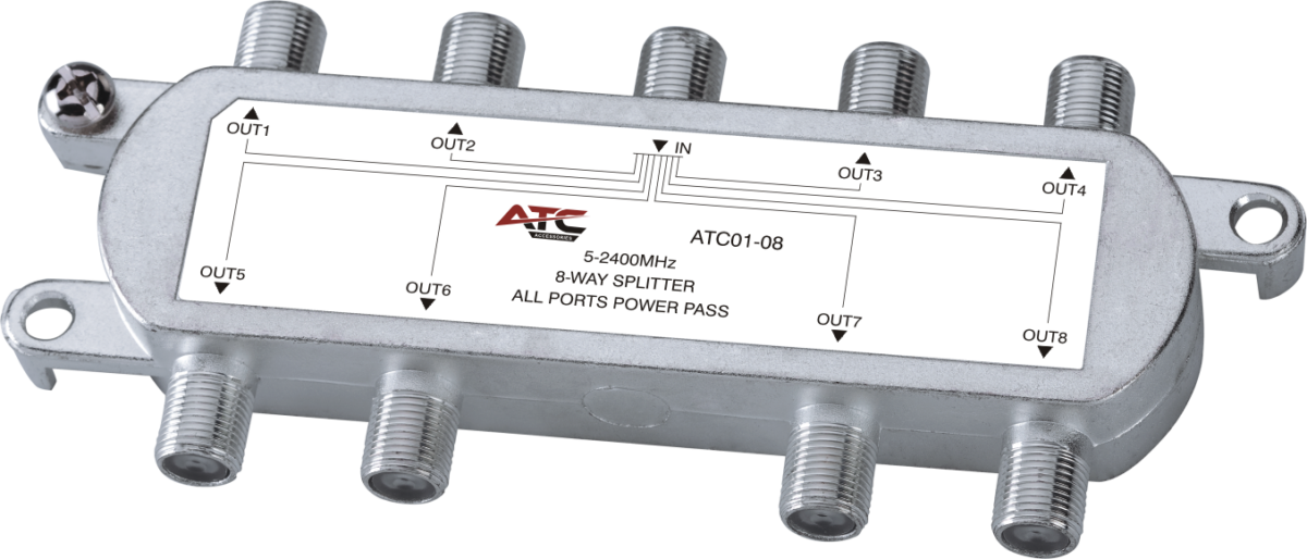 Atc-ATC Διακλαδωτής 8 Εξόδων 5-2400Mhz - Image 1