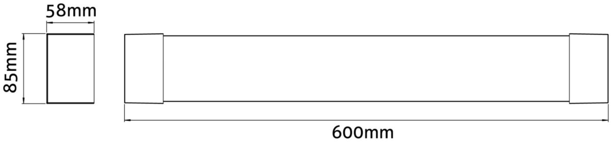 Avide LED Φωτιστικό Καθρέφτη 600mm 10W 1100lm - Image 2
