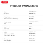 XO BCC17 Smart Bluetooth MP3 A+C Dual Port PD30W Φορτιστής Αυτοκινήτου με καλώδιο Lightning - Image 3