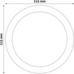 Avide Στεγανή Πλαφονιέρα Οροφής Στρογγυλό (Titania-R) IP54 14W Λευκό 4000K Μαύρο - Image 4