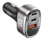 XO CC61 100W Smart Φορτιστής Αυτοκινήτου με Έξοδο Lightning - Image 2