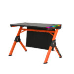 Meetion MT-DSK20 Gaming Γραφείο / Μαύρο + Πορτοκαλί - Image 4