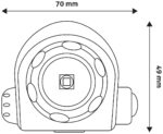 Entac Φακός Κεφαλής Zoom 5W Αλουμινίου - Image 3