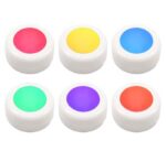 Entac Mini Φορητό Φωτάκι Νυκτός 0,45W RGB RC 6τμχ/σετ - Image 2