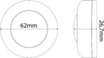 Entac Mini Φορητό Φωτάκι Νυκτός 0,45W RGB RC 6τμχ/σετ - Image 4