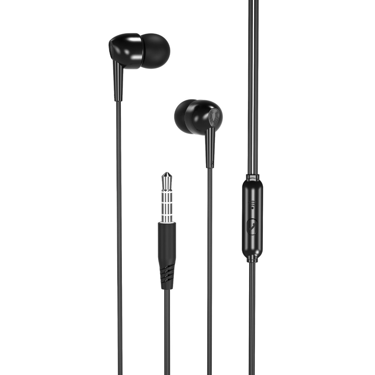 ep373 XO EP37 In-ear Handsfree  1.15μ Μαύρο - Image 5