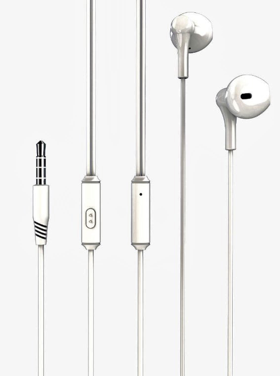 ep39_white XO EP39 Half In-ear Handsfree  1.15μ Άσπρο - Image 4