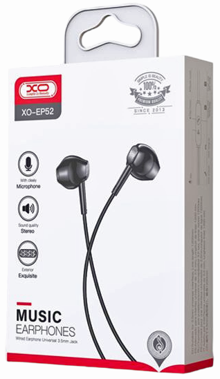 ep52b4_1-photoroom XO EP52 Μεταλλικό in-ear 3.5mm Handsfree Μαύρο - Image 6