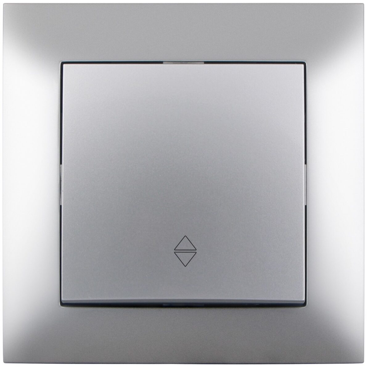 Entac 106 Arnold Recessed alternative wall switch Silver - Image 1