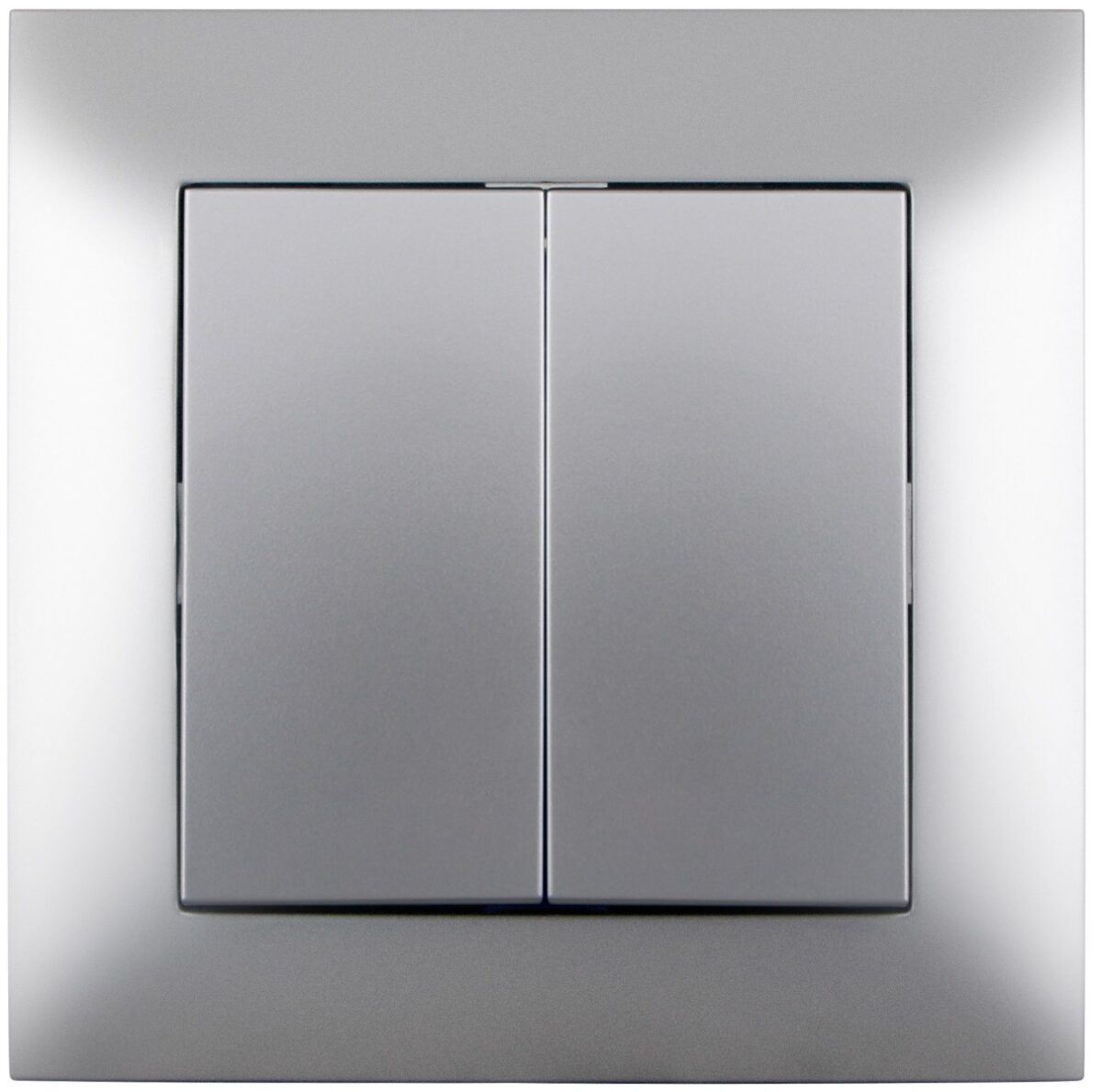 Entac 105 Arnold Recessed wall switch serial switch Silver - Image 1