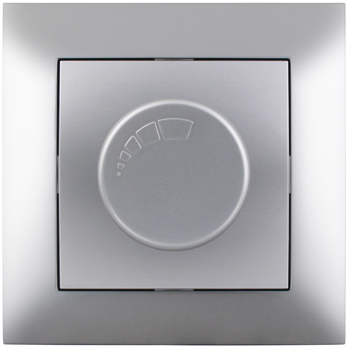 Entac Arnold Recessed wall switch dimmer max.200W Silver - Image 1