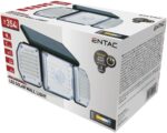 Entac Ηλιακός Προβολέας Τοίχου 2W SMD 3 Κεφαλές Φωτοκύτταρο - Image 2