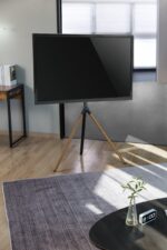 ATC-3044F Βάση Τηλεόρασης Τρίποδο Δαπέδου τύπου Easel Ξύλινο 45" - 65" - Image 11