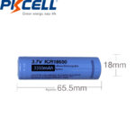 Pkcell Μπαταρία Flat Top (Επίπεδης Κορυφής) ICR18650 3.7V 3350mAh PCB - Image 3