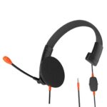 Meetion HP002 Ενσύρματο Ακουστικό Τηλεφωνίας 3.5mm / Μαύρο - Image 2