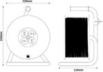 Entac Στροφείο Σούκο IP44 με 4 Θέσεις 25m 3G1.5 - Image 6