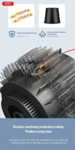 XO CF2 1600W Πιστολάκι Μαλλιών Ταξιδίου Μπλέ - Image 6