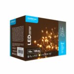 Modee Lighting Χριστουγεννιάτικα Φωτάκια LED με Τροφοδοτικό (100LED/10m/10cm) Θερμό