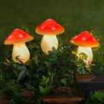 Modee Lighting LED Ηλιακό Διακοσμητικό Φωτιστικό Κήπου Μανιτάρι DS006 (3τμχ) - Image 2