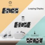 EDUP EH-LEDNI-B-1 Ρολόι τοίχου 3D LED 5,2" Μίνι - Image 4