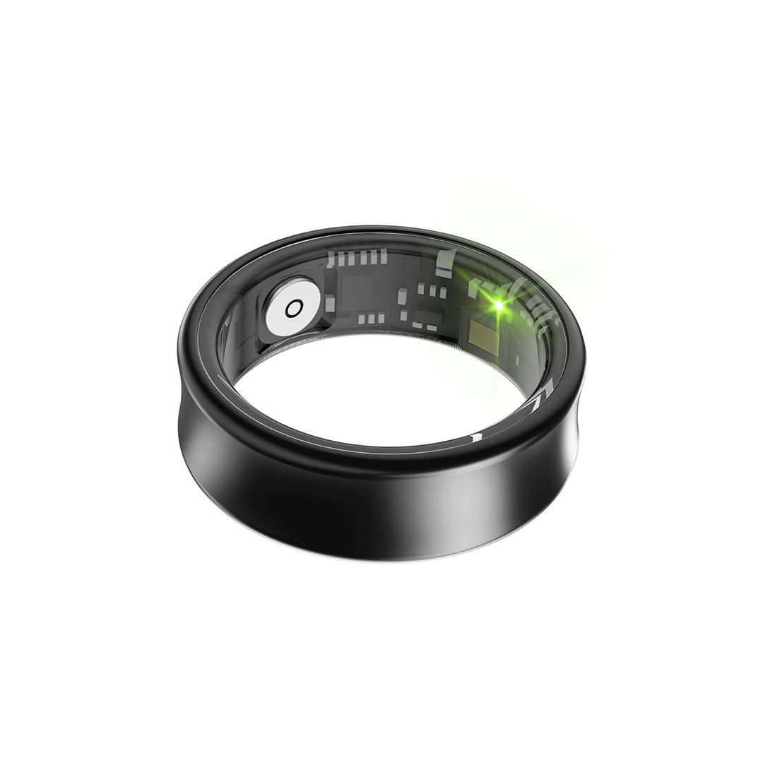 rs01_black_2_ XO RS01 Smart Δαχτυλίδι Μέγεθος 10 Μαύρο - Image 2