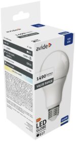 Avide LED Κοινή 15W E27  Ψυχρό 6400K Value