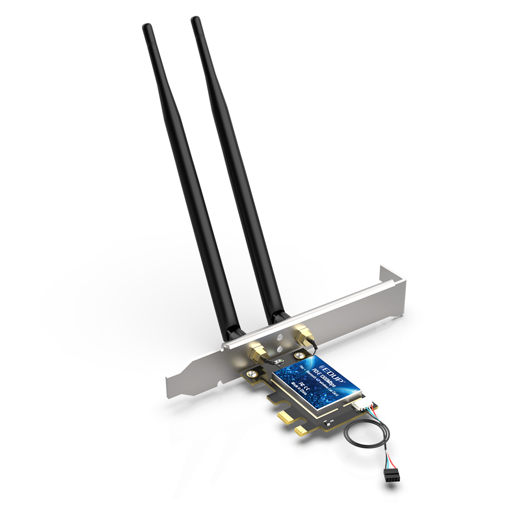 01_11_2 EDUP EP-9632 AC1200 WiFi + Bluetooth 4.2 Network Card - Image 1