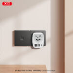 XO WL27 Αντάπτορας Πρίζας UK σε Universal με 1 USB-C & 3 USB-A Θύρες Φόρτισης - Image 3