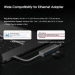 EDUP EP-9801 10/100/1000Mbps Type-C LAN Adapter USB 3.0 Port - Image 11
