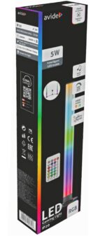 Avide Φωτιστικό Δαπέδου Gamer 5W RGB+IC με Τηλεχειριστήριο - Image 6