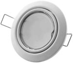 Avide GU10 Πλαίσιο Κώνος Σαγρέ Άσπρο