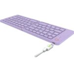 Meetion MT-BTK001 Αναδιπλούμενο Πληκτρολόγιο Μωβ - Image 4