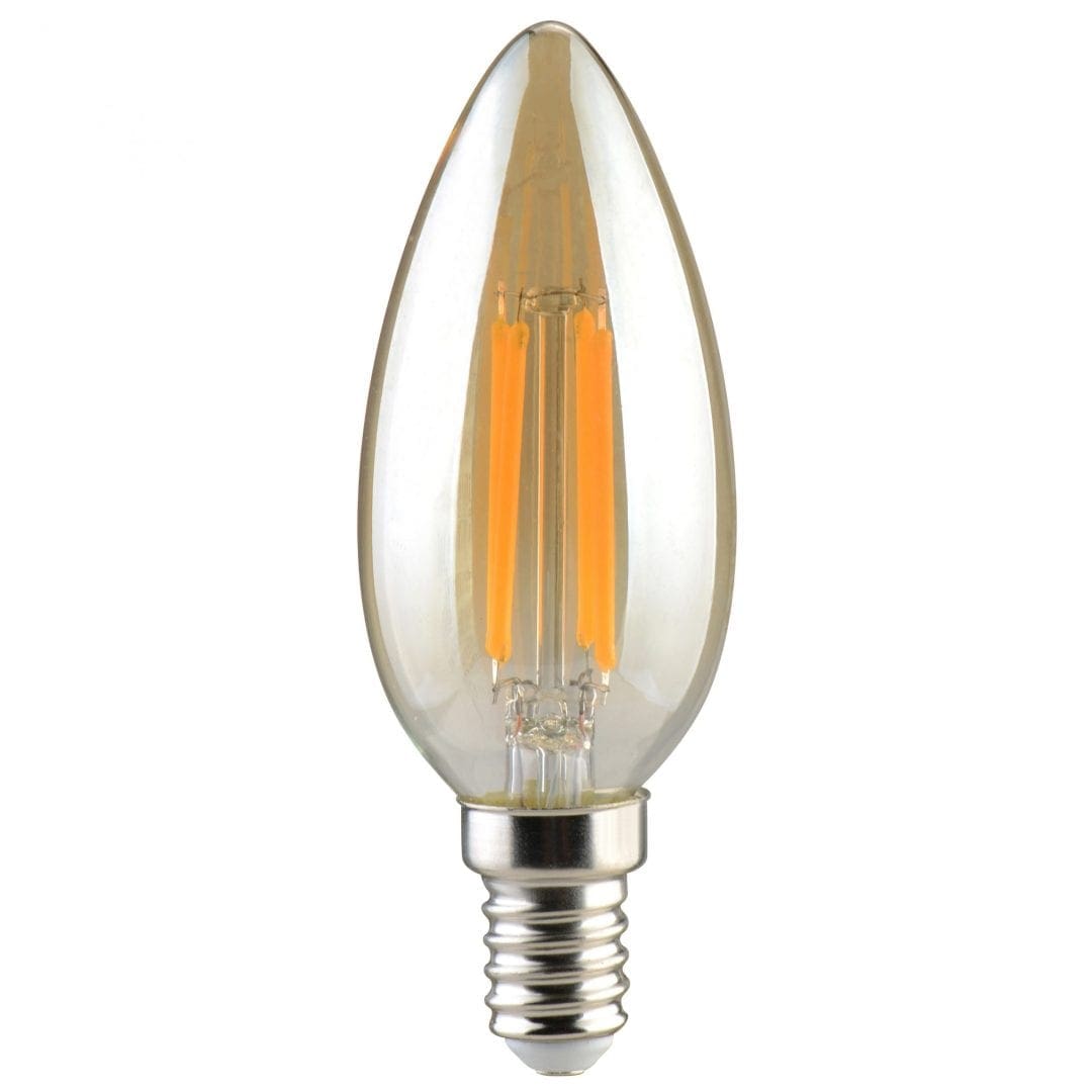 24919-scaled Redpoint ΚΕΡΙ LED FILAMENT Ε14 6W WARM GOLD DIMM. 2.0 - Image 1