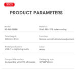 XO NB-R268B Καλώδιο Ήχου Type-c σε Lightning - Image 5