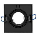 Redpoint 6168 ΣΠΟΤ ΧΩΝΕΥΤΟ GU10 ΤΕΤΡΑΓΩΝΟ ΚΙΝΗΤΟ 96/96/50 ΜΑΥΡΟ ORNO - Image 6