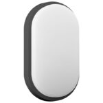 Redpoint 6147 NEFRYT ΦΩΤΙΣΤΙΚΟ LED ΕΞΩΤΕΡΙΚΟ ΟΒΑΛ 119/212/44 ΜΑΥΡΟ 15W 4000K IP54 ORNO