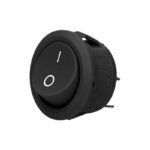 Redpoint 13180 ΔΙΑΚΟΠΤΑΚΙ "ROCKER" ΣΤΡΟΓΓΥΛΟ ΜΑΥΡΟ ORNO