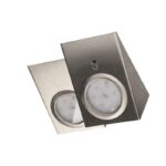 Redpoint 13118 ΣΠΟΤ ΓΩΝΙΑΚΟ ΚΟΥΖΙΝΑΣ 230V 2.5W 4000K ΜΕ ΑΝΕΠΑΦΟ ΔΙΑΚΟΠΤΗ 80/120/50 ΣΕΤ 2 ΤΕΜ. ΝΙΚΕΛ ORNO