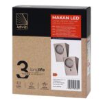 Redpoint 13118 ΣΠΟΤ ΓΩΝΙΑΚΟ ΚΟΥΖΙΝΑΣ 230V 2.5W 4000K ΜΕ ΑΝΕΠΑΦΟ ΔΙΑΚΟΠΤΗ 80/120/50 ΣΕΤ 2 ΤΕΜ. ΝΙΚΕΛ ORNO - Image 11