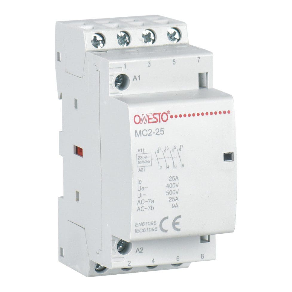 28515MC2-25 Redpoint ΡΕΛΕ ΙΣΧΥΟΣ 4P 25A 4NO 230V ONESTO - Image 1