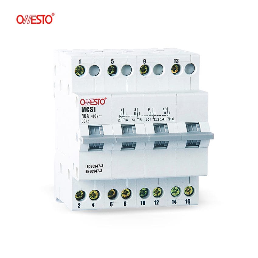 28517-MCS1 Redpoint ΜΕΤΑΓΩΓΙΚΟΣ ΔΙΑΚΟΠΤΗΣ 1-0-2 4P 40A ONESTO - Image 1